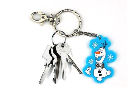 迪士尼卡通軟膠鑰匙扣廠家再次迎來客戶翻單