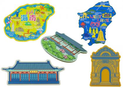 原來(lái)景點(diǎn)衍生品能做成硅膠冰箱貼！