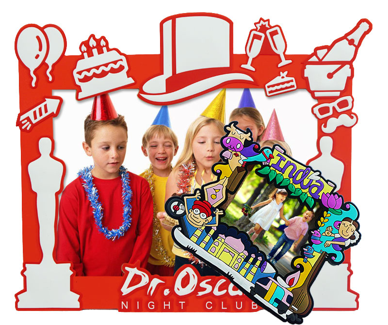 兒童禮品pvc軟膠相框訂做