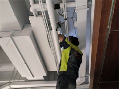 保障飯店衛生健康，永安昌盛針對飯店風機盤管清洗操作服務過程